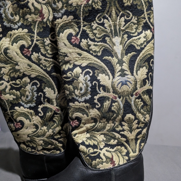 NWT Vintage Seychelles Paisley Tapestry with black leather knee high boots - Picture 7 of 15